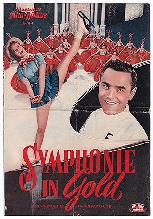 Filmprogramm - Symphonie in Gold - IFB Nr. 3165 - Fuchsberger Philipp Leemans Hans Moser, 1956