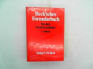 Immagine del venditore per Beck'sches Formularbuch fr den Strafverteidiger venduto da Das Buchregal GmbH