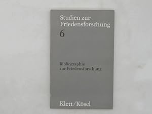 Seller image for Bibliographie zur Friedensforschung. Studien zur Friedensforschung - Bd. 6; for sale by Das Buchregal GmbH