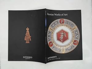 Russian Works of Art. Auction at Sotheby's New York, June 9, 1997. Sale 7005