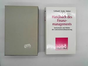 Seller image for Handbuch des Finanzmanagements: Instrumente und Mrkte der Unternehmensfinanzierung for sale by Das Buchregal GmbH