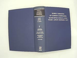 Imagen del vendedor de Chemistry of Carbon Compounds: Vol. I Part F (Rodd's Chemistry of Carbon Compounds. 2nd Edition) a la venta por Das Buchregal GmbH