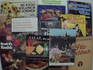 Sehr beliebte/seltene Kochbücher aus den vergangenen Jahrzehnten. Von A - Z, 12 Bücher