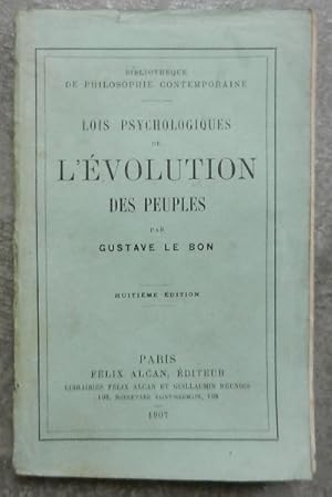 Lois psychologiques de l'évolution des peuples.