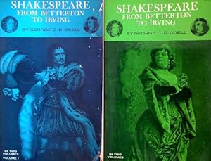 Bild des Verkufers fr Shakespeare from Betterton to Irving. Two volumes zum Verkauf von Librodifaccia