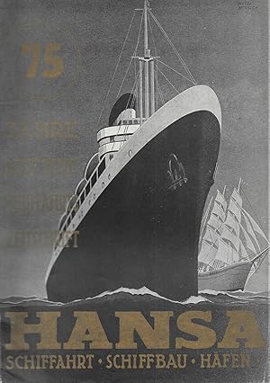 75 Jahre Deutsche Schiffahrtszeitschrift "Hansa" (Jahrgang 1939)
