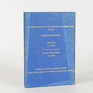 Seller image for Aptitudes and Abilities of the Black Man in Sub-Saharan Africa. An annotated bibliography for sale by Quagga Books ABA ; ILAB