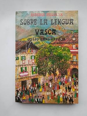 Imagen del vendedor de Sobre la lengua vasca. Estudios Vascos IX. a la venta por TraperíaDeKlaus