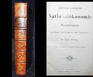 Kritische Geschichte der Nationalökonomie und des Socialismus.