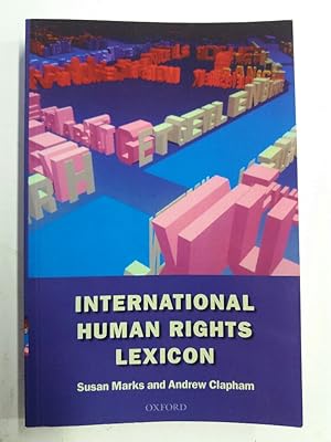 Image du vendeur pour International Human Rights Lexicon. mis en vente par Plurabelle Books Ltd