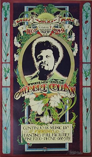 "ALBERT COLLINS at GASSY JACK'S PLACE VANCOUVER (31 December 1970 - 9 January 1971) " Affiche res...