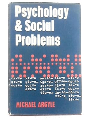 Bild des Verkufers fr Psychology and Social Problems zum Verkauf von World of Rare Books