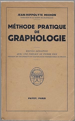 Méthode pratique de graphologie