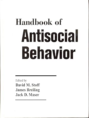 Imagen del vendedor de Handbook of Antisocial Behavior a la venta por Bookmarc's