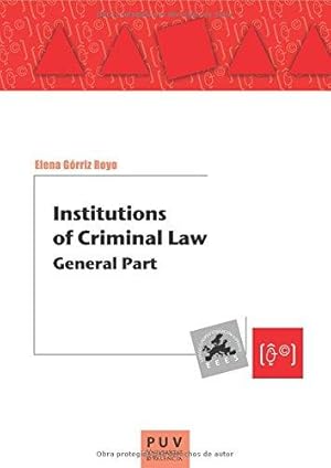 Imagen del vendedor de Institutions of Criminal Law a la venta por WeBuyBooks