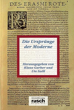 Bild des Verkufers fr Ursprnge der Moderne. Das Interdisziplinre Institut fr Kulturgeschichte der Frhen Neuzeit der Universitt Osnabrck stellt sich vor (Widmungsexemplar) zum Verkauf von Paderbuch e.Kfm. Inh. Ralf R. Eichmann