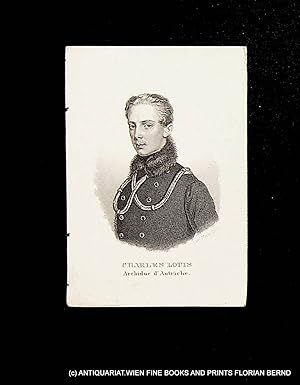 Bild des Verkufers fr STERREICH, Karl Ludwig von sterreich (1833-1896), Erzherzog, Bruder von Kaiser Franz Joseph zum Verkauf von ANTIQUARIAT.WIEN Fine Books & Prints