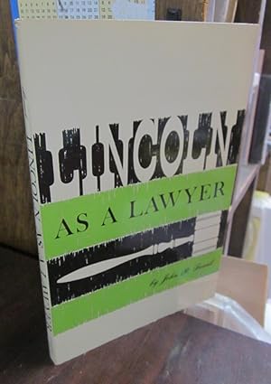 Seller image for Lincoln as a Lawyer for sale by Atlantic Bookshop