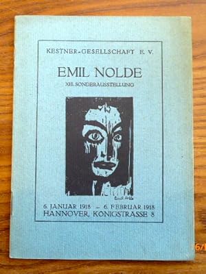 Image du vendeur pour Emil Nolde. Gemlde - Graphik. XIII. Sonderausstellung 6. Januar - 6. Februar 1918, Hannover. Knigstrasse 8. mis en vente par Krull GmbH