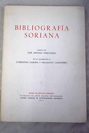 Seller image for Bibliografa soriana for sale by Alcan Libros