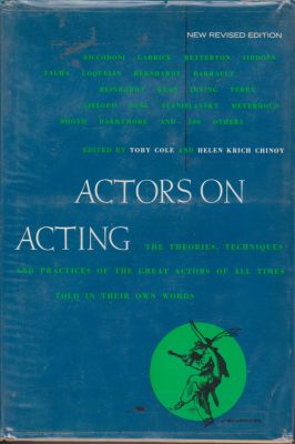 Bild des Verkufers fr Actors on Acting zum Verkauf von Robinson Street Books, IOBA