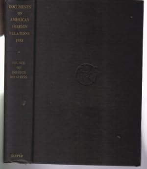 Seller image for Documents on American Foreign Relations 1953 for sale by Robinson Street Books, IOBA