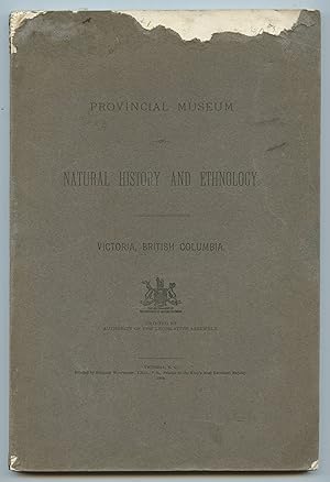 Bild des Verkufers fr Provincial Museum of Natural History and Ethnology, Victoria, British Columbia zum Verkauf von Attic Books (ABAC, ILAB)