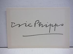 Seller image for SIR ERIC CLARE EDMUND PHIPPS AMBASSADOR AUTOGRAPH for sale by Imperial Books and Collectibles