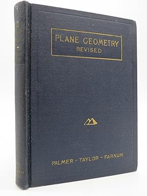 Seller image for PLANE GEOMETRY for sale by Sage Rare & Collectible Books, IOBA