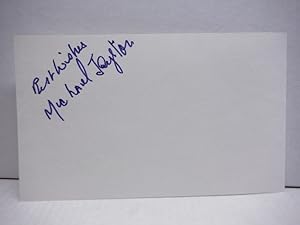 Seller image for MICHAEL JAYSTON ACTOR AUTOGRAPH for sale by Imperial Books and Collectibles