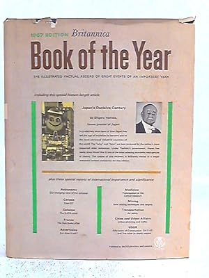 Bild des Verkufers fr Britannica Book of the Year 1967 zum Verkauf von World of Rare Books