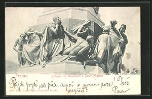 Immagine del venditore per Cartolina Trento, Dettaglio del Monumento a Dante Alighieri venduto da Bartko-Reher