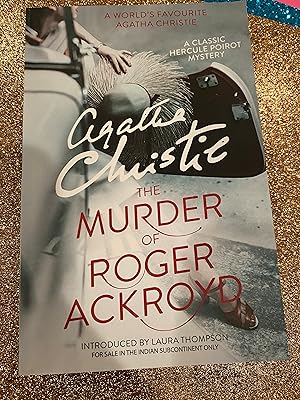 Imagen del vendedor de THE MURDER OF ROGER ACKROYD a clasic Hercule Poirot mystery a la venta por Happy Heroes