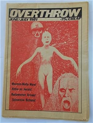 Immagine del venditore per Overthrow (June-July 1981 - Vol. 3 No. 3): A Yipster [Yippie!] Times Publication (Cover by Jad; With Centerfold Poster - RAR Rock Against Racism Concert in Central Park) (Underground Newspaper) venduto da Bloomsbury Books