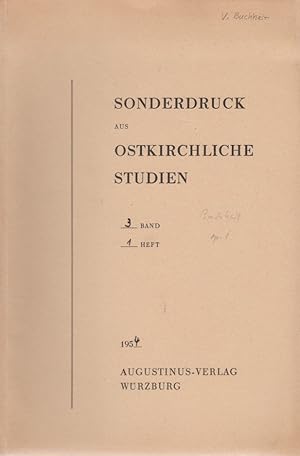 Bild des Verkufers fr Ein Fragment aus De resurrectione des Methodios von Olympos. [Aus: Ostkirchliche Studien, 3. Bd., 1. Heft, 1954]. zum Verkauf von Fundus-Online GbR Borkert Schwarz Zerfa