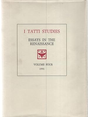 Bild des Verkufers fr I Tatti Studies: Essays in the Renaissance. Volume 4. zum Verkauf von Fundus-Online GbR Borkert Schwarz Zerfa