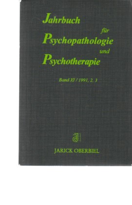 Seller image for Jahrbuch fr Psychopathologie und Psychotherapie. Band XI / 1991, 2, 3. Hrsg. v. Georg Feuser u.a. for sale by Fundus-Online GbR Borkert Schwarz Zerfa