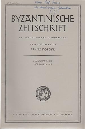 Bild des Verkufers fr Rufinus von Aquileja als Flscher des Adamantiosdialogs. [Aus: Byzantinische Zeitschrift, Bd. 51, 1958]. zum Verkauf von Fundus-Online GbR Borkert Schwarz Zerfa