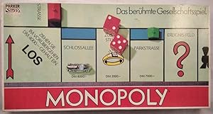 Parker 1009: Monopoly. Das berühmte Gesellschaftsspiel (Plastikhäuser, Metallfiguren)[Brettspiel]...