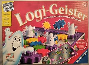 Ravensburger 250387 : Logi-Geister. Das Logikspiel mit ratternden Zahnrädern [Kinderspiel]. Achtu...
