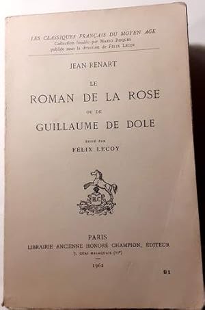 Immagine del venditore per Le Roman de la Rose ou de Guillaume de Dole venduto da Calepinus, la librairie latin-grec