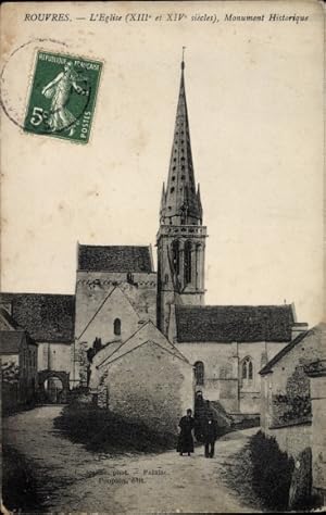 Seller image for Ansichtskarte / Postkarte Rouvres Calvados, L'Eglise, Monument Historique for sale by akpool GmbH