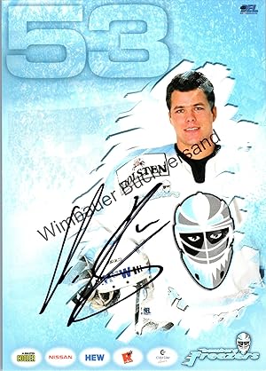 Immagine del venditore per Original Autogramm Stefan Schrder Eishockey Hamburg Freezers /// Autograph signiert signed signee venduto da Antiquariat im Kaiserviertel | Wimbauer Buchversand