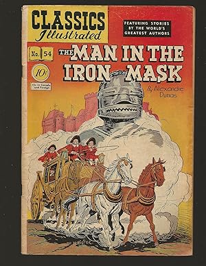Imagen del vendedor de The Man in the Iron Mask Classics Illustrated #54 a la venta por AcornBooksNH