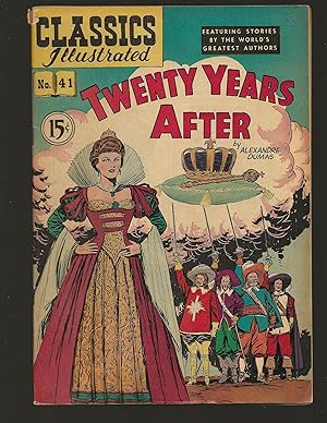 Seller image for Twenty Years After Classics Illustrated #41 for sale by AcornBooksNH