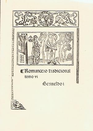 Imagen del vendedor de Romancero Tradicional de las lenguas Hispnicas (espaol, portugus, cataln, sefard) Vol. VI. GERINELDO EL PAJE Y LA INFANTA. Tomo I. (de 3) a la venta por Librera Torren de Rueda