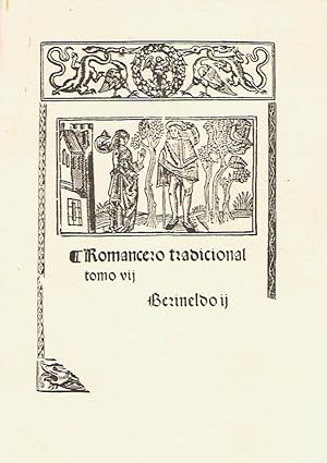 Imagen del vendedor de Romancero Tradicional de las lenguas Hispnicas (espaol, portugus, cataln, sefard) Vol. VII. GERINELDO EL PAJE Y LA INFANTA. Tomo II. (de 3) a la venta por Librera Torren de Rueda