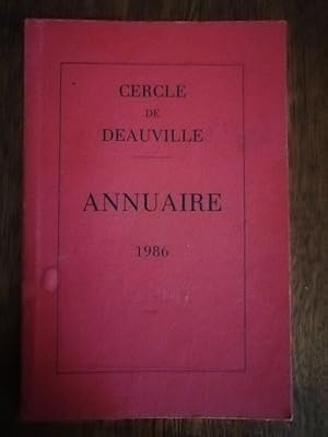 Cercle des courses de Deauville fondé en 1873 Annuaire 1986 - - Réglement général Règlement des a...