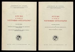Studi in onore di Vittorio Ottaviano. Problemi costituzionali, Rapporti fra ordinamenti, Analisi ...