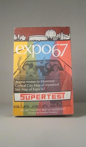 Expo 67 de Montréal. Carte du site d'Expo 67. Routes d'accès à Montréal. Carte du centre de Montréal